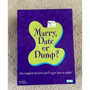 Parker Brothers Board Game - Marry, Date or Dump? - Purple